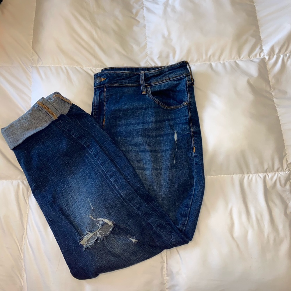 Old navy ripped skinny jeans